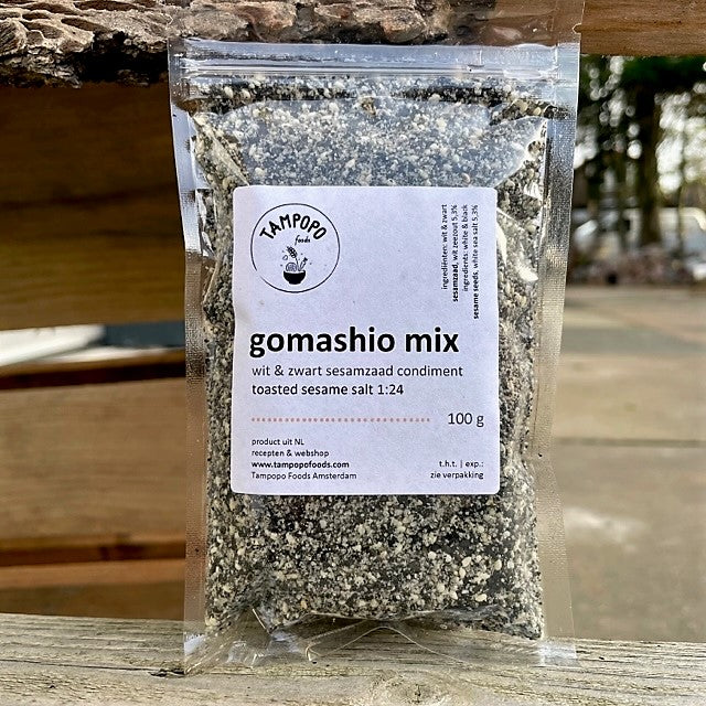 Home-made Gomashio Mix, Toasted White & Black Sesame Seeds & Sea Salt