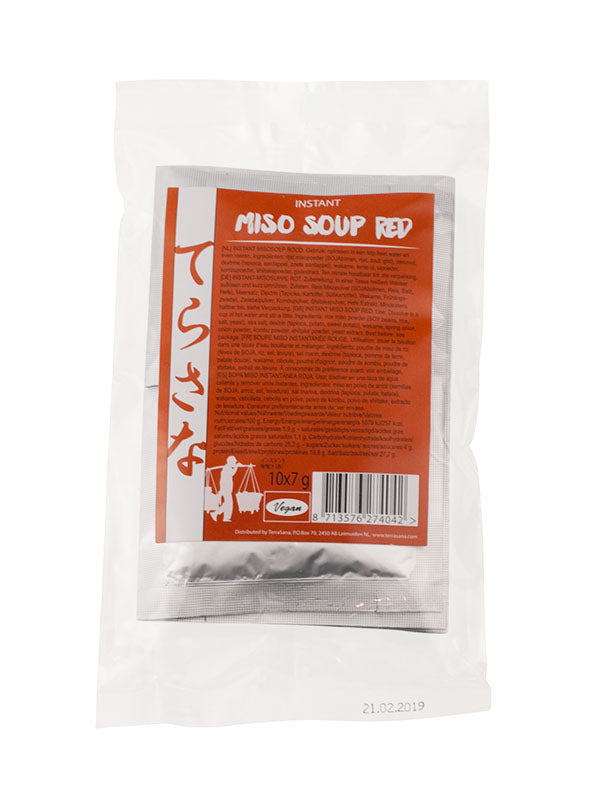 Instant Miso Soup Red, Powder, 10 Bags